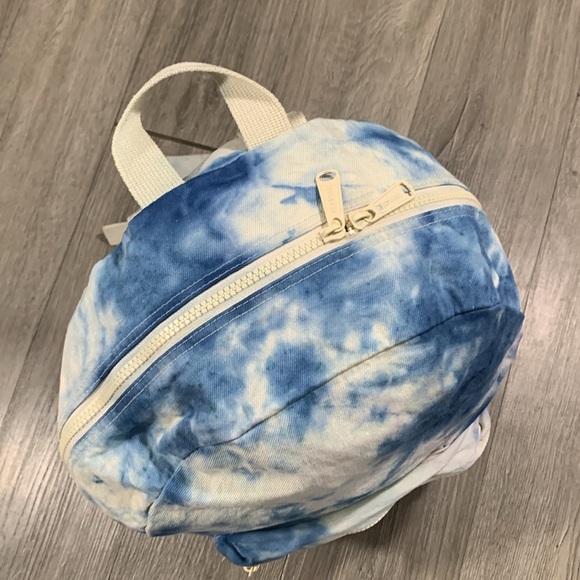 Herschel Supply Co. Cotton Casual Daypack Backpack Blue Tie Dye Soft‎ Bottom main image 11